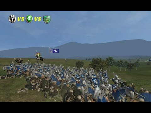 Third Age: Total War - KNIGHTS OF DOL AMROTH (1v1v1 pitch)