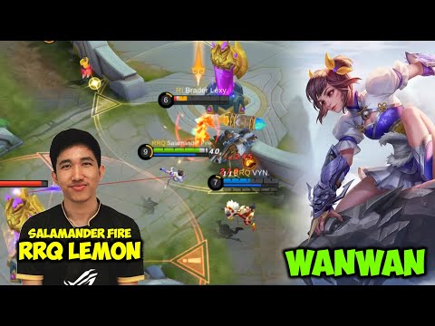 Nyali Musuh Ciut Ketemu Full Team RRQ Menit Ke 6 Surrender - Wanwan RRQ Lemon Salamander Fire