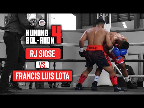 Rj Siose vs Francis Luis Lota Full Fight | Kumong Bol-anon IV