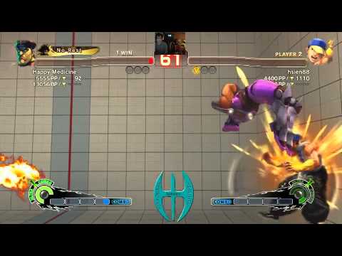 Happy Medicine (M.Bison) vs. Hsien Chang (Yun) SSF4:AE 2012