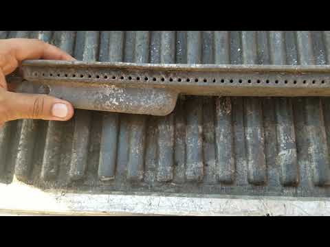 How to fix burners on a bbq. No flames or low flame fix