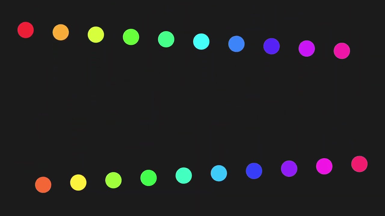 Relax with Colorful Bouncing Ping Pong Balls and Polyrhythms