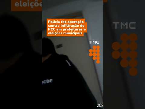 Polícia faz operação contra infiltração do PCC em prefeituras #shorts