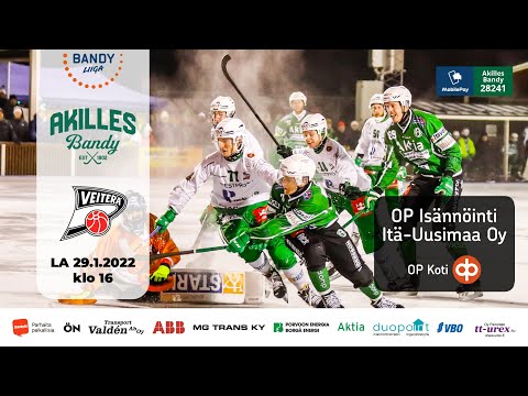 Bandyliigan ottelu: Akilles - Veiterä