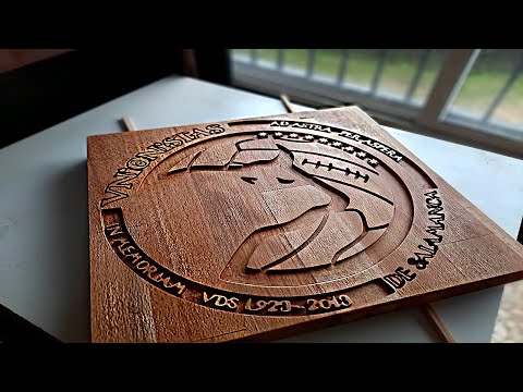 ESCUDO UNIONISTAS EN MADERA timelapse