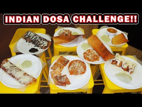Undefeated Rajnikanth Indian Dosa Challenge in Mumbai!!