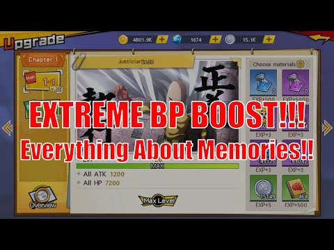 INSANE BP BOOST!!! Saitama Memory Upgrades!!! EVERYTHING YOU NEED TO KNOW!! || OPMTS
