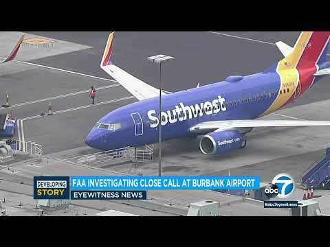 Fechamento no aeroporto de Burbank depois que voo e helicóptero da Southwest quase colidiram na pista