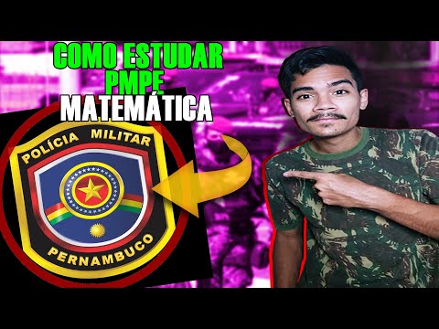 COMO ESTUDAR MATEMÁTICA PARA A PMPE | Semana PMPE #02