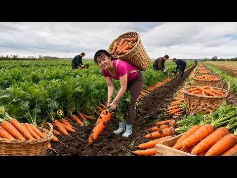 Cultivei um enorme jardim de cenouras por 2 anos, para um momento especial. Esse dia chegou! 🥕