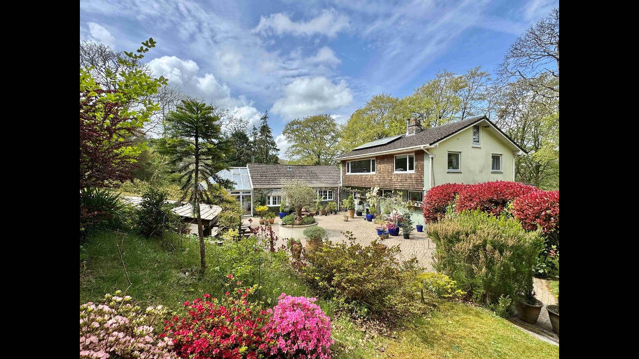 Perranarworthal, Truro - A detached family house with annexe in exceptional gardens & location...