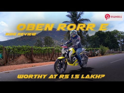 2023 Oben Rorr Electric Motorcycle First Rider Review | Enhanced Battery Performance
