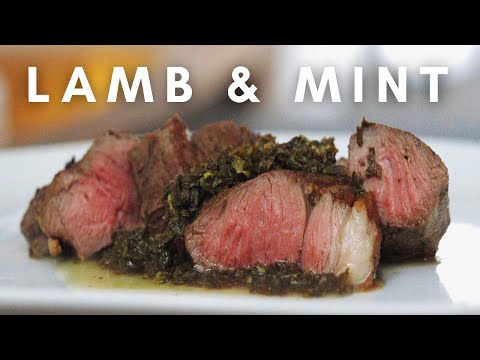 Lamb & Mint Sauce! A classic springtime recipe