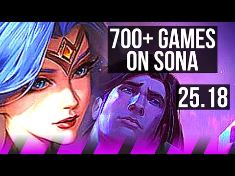 SONA & Kog'Maw vs TARIC & Yunara (SUP) | 5/3/18, 700+ games | BR Challenger | 25.18