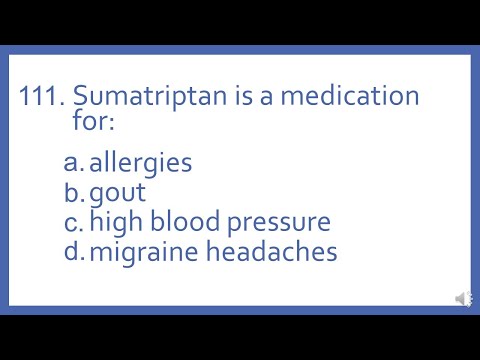 Top 200 Drugs Practice Test Question - Sumatriptan is a medication for: