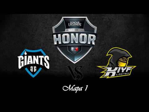 Las Mejores Jugadas del Giants Vs Kiyf de la Division de Honor.