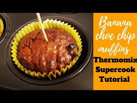 Thermomix Choc Chip Banana Muffins