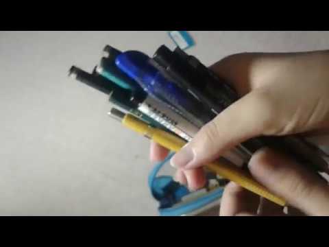 ASMR: ESTOJO + SONS DE LÁPIS E CANETAS 😀