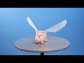 Flying Pig with Flapping Wings