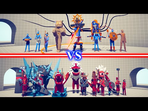 EGYPT DLC TEAM vs VIKINGS DLC TEAM - Totally Accurate Battle Simulator TABS