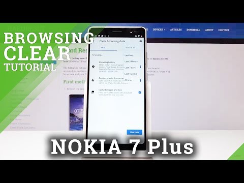 How to Clear Browsing Data in Nokia 7 Plus - Erase Browsing History