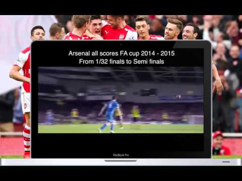 arsenal all scores FA cup 2014 2015 form 1/32 finals to semi finals