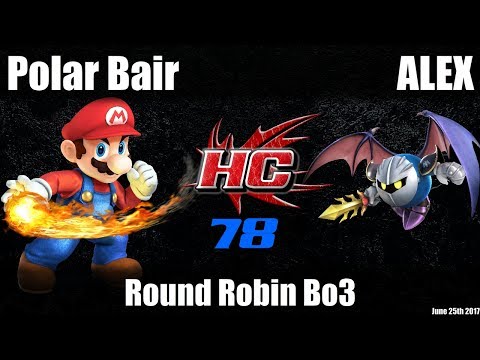 HC78 Smash4 - RR Bo3: PolarBair (Mario) vs Alex (Meta Knight)