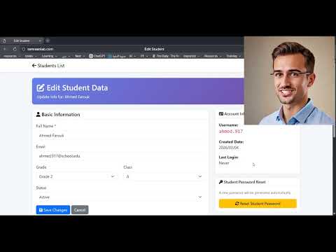 04 Modify Student Account