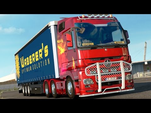 ETS 2 1.25 ProMods 2.11 Mercedes Benz Actros MP3 Nantes - Lorient