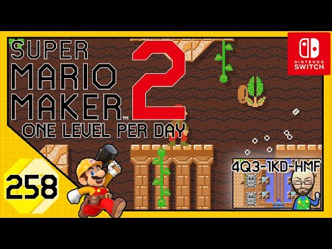 Super Mario Maker 2 olpd ★ 258 ★ Withered Temple ★ Prof.  B ★ Deutsch