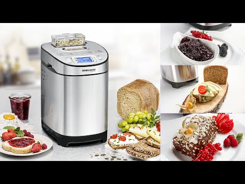 Duonkepė Rommelsbacher duonos kepimo aparatas 13 programų, 700–900 g talpa, BA 550 video