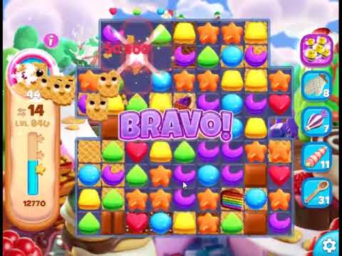 Cookie Jam Blast Level 840 - NO BOOSTERS 🍪 | SKILLGAMING ✔️