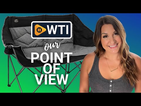 Folding Loveseat Camping Chair - WTI product video review