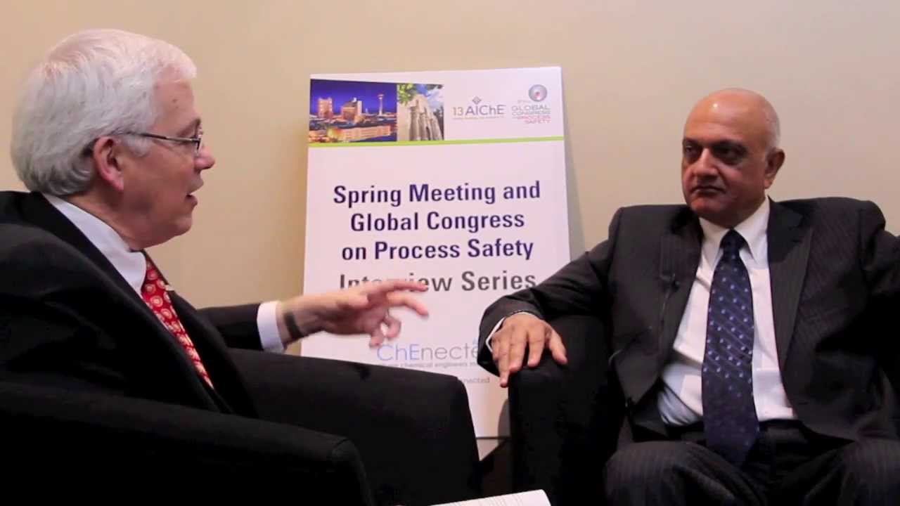 2013 AIChE President Phil Westmoreland Interviews Shell VP, Aamir Farid