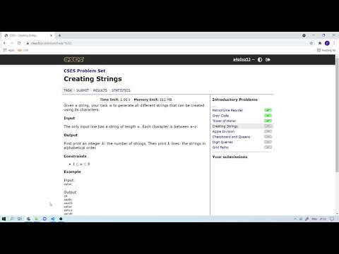 Cses Fi Python Creating Strings