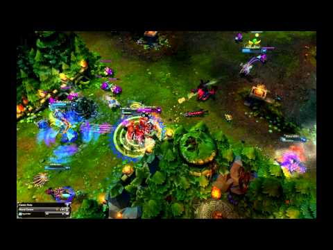 Teamwork 5v1 Renekton Kiting