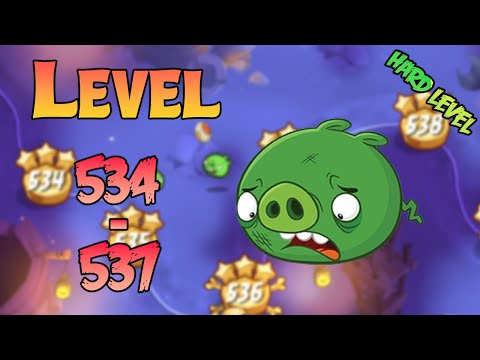 UNLOCK LEVEL 534-537 | ANGRY BIRDS 2 (HARD LEVEL) - MAP Bamboo Forest Gravity Grove