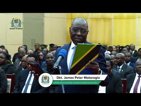 Rais .Dkt. Samia Suluhu Hassan akimuapisha Dkt. James Peter Mataragio