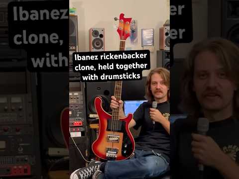 Vintage 70s Ibanez Lawsuit Bass #rickenbacker #bassguitar #diyguitar