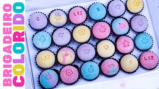 BRIGADEIROS COLORIDOS | Para VENDER MUITO! Da massa à decoração!
