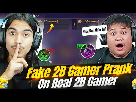 2b Gamer Duplicate Prank on 2b Gamer😱 He Got Shocked - Who is Real❓