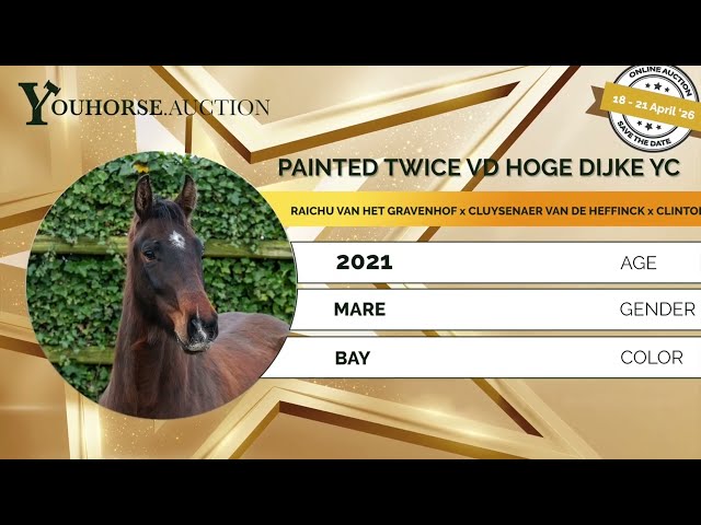 Painted Twice vd Hoge Dijke YC