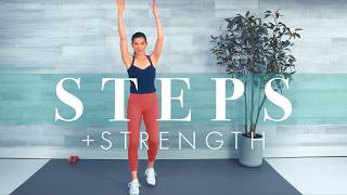 Walking Cardio & Strength Workout // Low Impact & to the Beat!