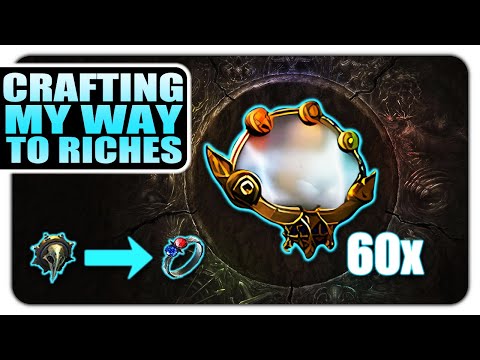 How I Made 60 Mirrors In Affliction League (From Crafting) - Path of Exile 3.23