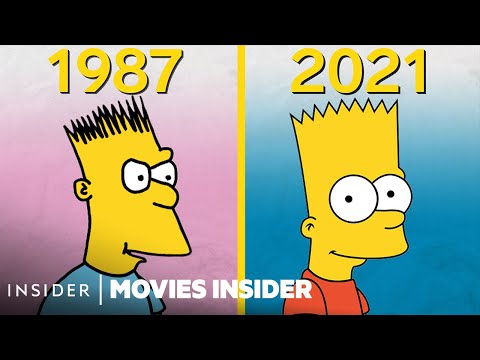 Here's How Much The Animation Has Changed On 'The Simpsons' Over The Last 30 Years