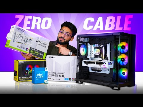 Ultimate "ZERO Wires" Gaming PC Build 🔥 | RTX 4070 Ti Super PC Build + Intel Core i5 14600K 🚀
