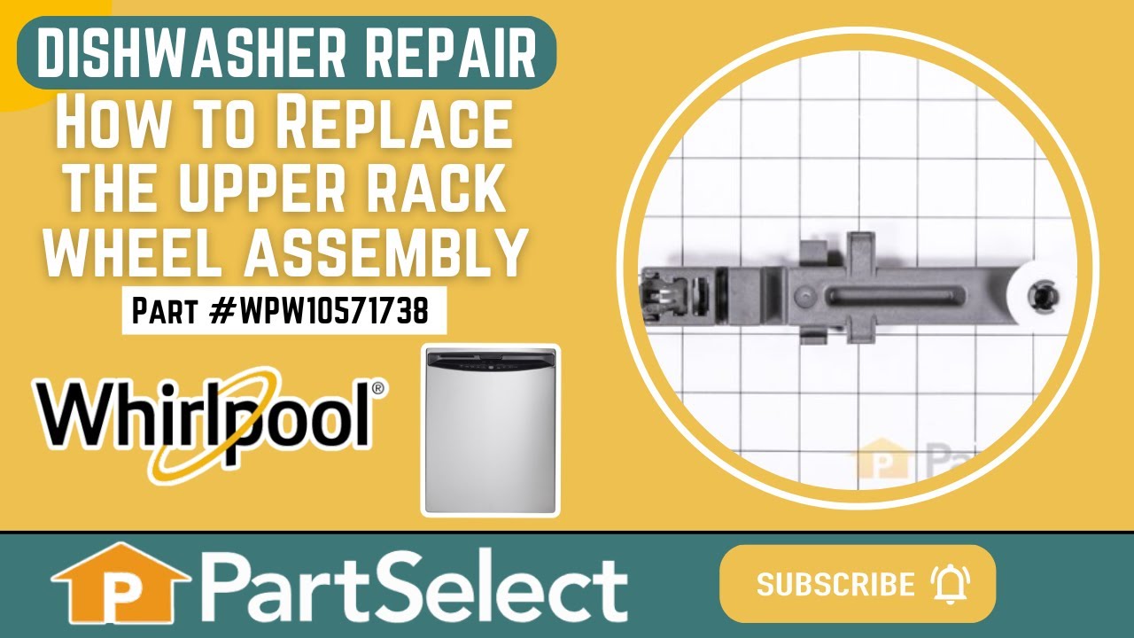 Replacing your Maytag Dishwasher Dishrack Adjuster & Wheel Assembly Replacing your Maytag Dishwasher Dishrack Adjuster & Wheel Assembly