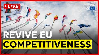 Parliament debates urgent measures to boost EU competitiveness and red
