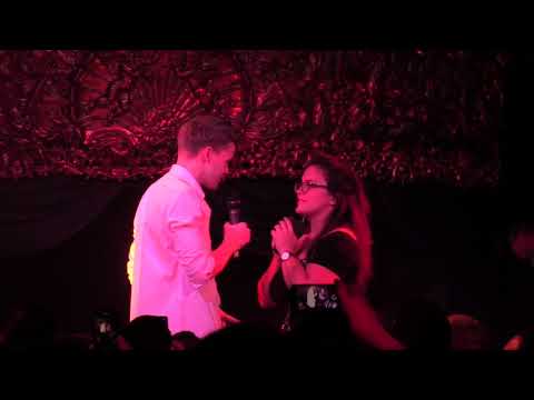 ESCKAZ in London: Mikolas Josef (Czech Republic) kissing a fan (at London Eurovision)