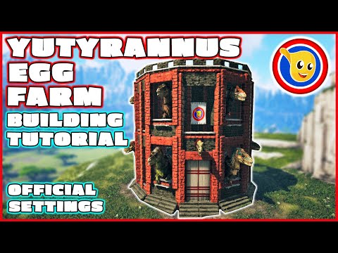 Ark: How To Build A Yutyrannus Egg Farm | Building Tutorial | Official Settings